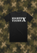 RUNNING TEE BLACK HIGHER VISION X