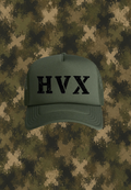 TRUCKER HAT ARMY GREEN HVX