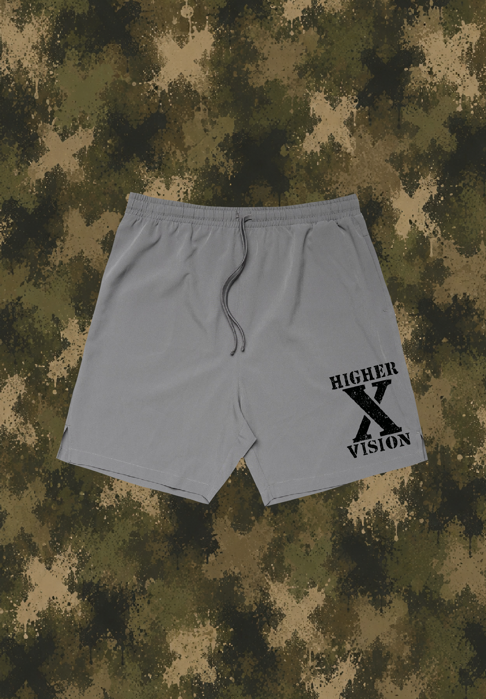SHORTS 18” GREY/BLACK X
