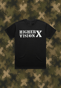 TEE BLACK HIGHER VISION X