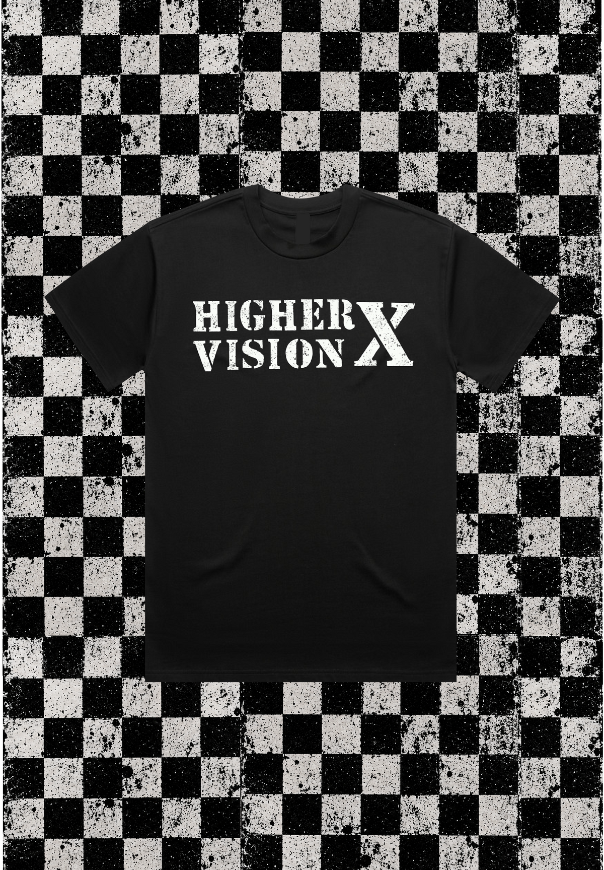 TEE BLACK HIGHER VISION X