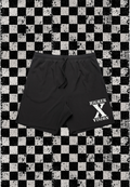 SHORTS 18” BLACK/WHITE X