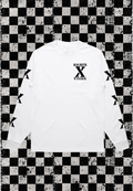 LONG SLEEVE TEE WHITE X